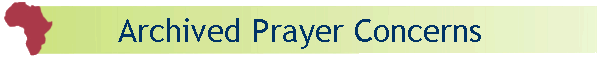 Archived Prayer Concerns
